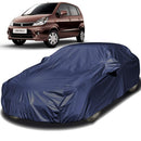 Autofact Zen Estilo Car Cover - EasyShield - Car Body Cover for Maruti Zen Estilo - With Mirror Pockets, Triple Stitched, Bottom Fully Elastic, Adjustable Belt and Buckle (Navy 190T)