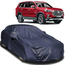Autofact Gloster Car Cover - EasyShield - Car Body Cover for MG Gloster - With Mirror Pockets, Triple Stitched, Bottom Fully Elastic, Adjustable Belt and Buckle (Navy 190T)