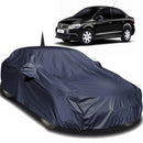 Autofact Vento Car Cover - EasyShield - Car Body Cover for Volkswagen Vento - With Mirror Pockets, Triple Stitched, Bottom Fully Elastic, Adjustable Belt and Buckle (Navy 190T)