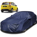 Autofact Figo Old Model Car Cover - EasyShield - Car Body Cover for Ford Figo Old Model - With Mirror Pockets, Triple Stitched, Bottom Fully Elastic, Adjustable Belt and Buckle (Navy 190T)