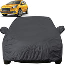 Autofact Punto Car Cover - EasyShield - Car Body Cover for Fiat Punto - With Mirror Pockets, Triple Stitched, Bottom Fully Elastic, Adjustable Belt and Buckle (Grey 190T)