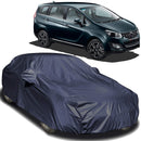 Autofact Marazzo Car Cover - EasyShield - Car Body Cover for Mahindra Marazzo - With Mirror Pockets, Triple Stitched, Bottom Fully Elastic, Adjustable Belt and Buckle (Navy 190T)