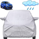 Autofact Celerio New Model Car Cover - FlexGuard - Waterproof Car Body Cover for Maruti Celerio New Model - With Mirror Pockets, Triple Stitched, Bottom Fully Elastic, Adjustable Belt and Buckle (Silver)