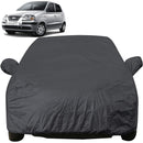 Autofact Santro Xing Car Cover - EasyShield - Car Body Cover for Hyundai Santro Xing - With Mirror Pockets, Triple Stitched, Bottom Fully Elastic, Adjustable Belt and Buckle (Grey 190T)