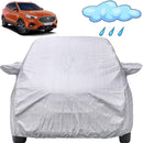 Autofact Astor Car Cover - FlexGuard - Waterproof Car Body Cover for MG Astor - With Mirror Pockets, Triple Stitched, Bottom Fully Elastic, Adjustable Belt and Buckle (Silver)