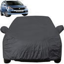 Autofact Wagon r / Wagonr Car Cover - EasyShield - Car Body Cover for Maruti Wagon r / Wagonr - With Mirror Pockets, Triple Stitched, Bottom Fully Elastic, Adjustable Belt and Buckle (Grey 190T)
