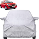 Autofact Getz Car Cover - FlexGuard - Waterproof Car Body Cover for Hyundai Getz - With Mirror Pockets, Triple Stitched, Bottom Fully Elastic, Adjustable Belt and Buckle (Silver)