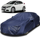 Autofact Civic Old Model Car Cover - EasyShield - Car Body Cover for Honda Civic Old Model - With Mirror Pockets, Triple Stitched, Bottom Fully Elastic, Adjustable Belt and Buckle (Navy 190T)