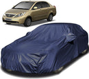 Autofact Manza Car Cover - EasyShield - Car Body Cover for Tata Manza - With Mirror Pockets, Triple Stitched, Bottom Fully Elastic, Adjustable Belt and Buckle (Navy 190T)