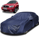 Autofact Esteem Car Cover - EasyShield - Car Body Cover for Maruti Esteem - With Mirror Pockets, Triple Stitched, Bottom Fully Elastic, Adjustable Belt and Buckle (Navy 190T)