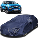 Autofact Kiger Car Cover - EasyShield - Car Body Cover for Renualt Kiger - With Mirror Pockets, Triple Stitched, Bottom Fully Elastic, Adjustable Belt and Buckle (Navy 190T)