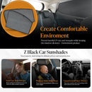 Autofact Car Sunshades for Tata Nexon, UV Protection, Useful Car Accessories, Custom fit Sun Shades for Side Windows, Set of 4