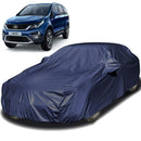 Autofact Hexa Car Cover - EasyShield - Car Body Cover for Tata Hexa - With Mirror Pockets, Triple Stitched, Bottom Fully Elastic, Adjustable Belt and Buckle (Navy 190T)