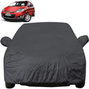 Autofact Spark Car Cover - EasyShield - Car Body Cover for Chevrolet Spark - With Mirror Pockets, Triple Stitched, Bottom Fully Elastic, Adjustable Belt and Buckle (Grey 190T)