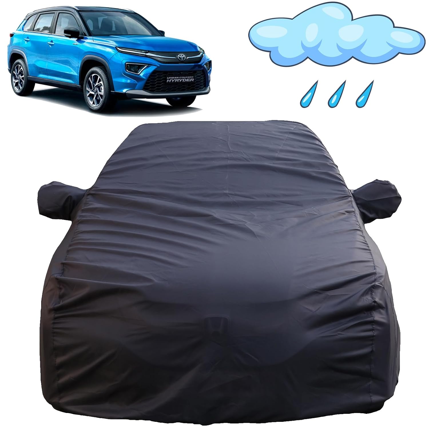 Autofact Urban Cruiser Hyryder Car Cover - TearTough - Dog Proof / Wat