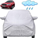 Autofact Esteem Car Cover - FlexGuard - Waterproof Car Body Cover for Maruti Esteem - With Mirror Pockets, Triple Stitched, Bottom Fully Elastic, Adjustable Belt and Buckle (Silver)