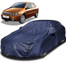 Autofact Indigo Car Cover - EasyShield - Car Body Cover for Tata Indigo - With Mirror Pockets, Triple Stitched, Bottom Fully Elastic, Adjustable Belt and Buckle (Navy 190T)