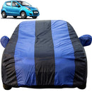Autofact Astar Car Cover - EasyShield - Car Body Cover for Maruti Astar - With Mirror Pockets, Triple Stitched, Bottom Fully Elastic, Adjustable Belt and Buckle (Royal Blue Stripes)