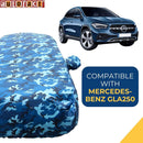 Autofact GLA250 Car Cover - TearTough - Dog Proof / Waterproof Car Body Cover for Mercedes -Benz GLA250 (Airforce Blue 4x4)