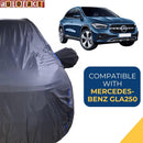 Autofact GLA250 Car Cover - CoreProtect - Water Resistant Car Body Cover for Mercedes -Benz GLA250 (Grey 210D)