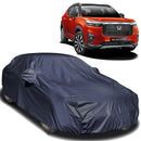 Autofact Elevate Car Cover - EasyShield - Car Body Cover for Honda Elevate - With Mirror Pockets, Triple Stitched, Bottom Fully Elastic, Adjustable Belt and Buckle (Navy 190T)