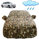 Autofact Passat Car Cover - FlexGuard - Waterproof Car Body Cover for Volkswagen Passat - With Mirror Pockets, Triple Stitched, Bottom Fully Elastic, Adjustable Belt and Buckle (Camouflage)