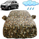 Autofact Alto K10 New Model Car Cover - FlexGuard - Waterproof Car Body Cover for Maruti Alto K10 New Model - With Mirror Pockets, Triple Stitched, Bottom Fully Elastic, Adjustable Belt and Buckle (Camouflage)