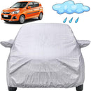 Autofact Alto K10 Old Model Car Cover - FlexGuard - Waterproof Car Body Cover for Maruti Alto K10 Old Model - With Mirror Pockets, Triple Stitched, Bottom Fully Elastic, Adjustable Belt and Buckle (Silver)