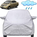 Autofact Manza Car Cover - FlexGuard - Waterproof Car Body Cover for Tata Manza - With Mirror Pockets, Triple Stitched, Bottom Fully Elastic, Adjustable Belt and Buckle (Silver)