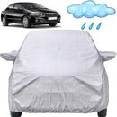 Autofact Linea Car Cover - FlexGuard - Waterproof Car Body Cover for Fiat Linea - With Mirror Pockets, Triple Stitched, Bottom Fully Elastic, Adjustable Belt and Buckle (Silver)