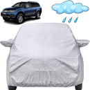 Autofact Pajero Car Cover - FlexGuard - Waterproof Car Body Cover for Mitsubishi Pajero - With Mirror Pockets, Triple Stitched, Bottom Fully Elastic, Adjustable Belt and Buckle (Silver)