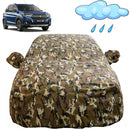 Autofact XL6 Car Cover - FlexGuard - Waterproof Car Body Cover for Maruti XL6 - With Mirror Pockets, Triple Stitched, Bottom Fully Elastic, Adjustable Belt and Buckle (Camouflage)