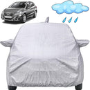 Autofact Scross Car Cover - FlexGuard - Waterproof Car Body Cover for Maruti Scross - With Mirror & Antenna Pockets, Triple Stitched, Bottom Fully Elastic, Adjustable Belt and Buckle (Silver)