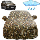 Autofact Carens Car Cover - FlexGuard - Waterproof Car Body Cover for Kia Carens - With Mirror Pockets, Triple Stitched, Bottom Fully Elastic, Adjustable Belt and Buckle (Camouflage)