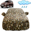 Autofact Zen Estilo Car Cover - FlexGuard - Waterproof Car Body Cover for Maruti Zen Estilo - With Mirror Pockets, Triple Stitched, Bottom Fully Elastic, Adjustable Belt and Buckle (Camouflage)