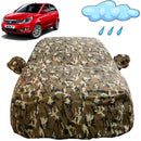 Autofact Bolt Car Cover - FlexGuard - Waterproof Car Body Cover for Tata Bolt - With Mirror Pockets, Triple Stitched, Bottom Fully Elastic, Adjustable Belt and Buckle (Camouflage)