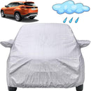 Autofact Harrier Car Cover - FlexGuard - Waterproof Car Body Cover for Tata Harrier - With Mirror Pockets, Triple Stitched, Bottom Fully Elastic, Adjustable Belt and Buckle (Silver)