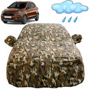 Autofact Freestyle Car Cover - FlexGuard - Waterproof Car Body Cover for Ford Freestyle - With Mirror Pockets, Triple Stitched, Bottom Fully Elastic, Adjustable Belt and Buckle (Camouflage)
