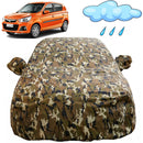 Autofact Alto K10 Old Model Car Cover - FlexGuard - Waterproof Car Body Cover for Maruti Alto K10 Old Model - With Mirror Pockets, Triple Stitched, Bottom Fully Elastic, Adjustable Belt and Buckle (Camouflage)