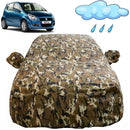 Autofact Ritz Car Cover - FlexGuard - Waterproof Car Body Cover for Maruti Ritz - With Mirror Pockets, Triple Stitched, Bottom Fully Elastic, Adjustable Belt and Buckle (Camouflage)