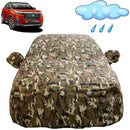 Autofact Elevate Car Cover - FlexGuard - Waterproof Car Body Cover for Honda Elevate - With Mirror Pockets, Triple Stitched, Bottom Fully Elastic, Adjustable Belt and Buckle (Camouflage)