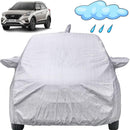 Autofact Creta New Car Cover - FlexGuard - Waterproof Car Body Cover for Hyundai Creta New - With Mirror Pockets, Triple Stitched, Bottom Fully Elastic, Adjustable Belt and Buckle (Silver)