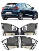 Autofact Vehicle specific Z Black Sunshades for Maruti Baleno (2022-2025) – UV Protection, Privacy & Heat Control (Set of 4)