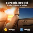 Autofact Vehicle specific Magnetic Car Sunshades for Maruti Baleno (2015-2021) – UV Protection, Heat Reduction, Privacy & Easy Installation (Set of 4 | Front with Zippers)