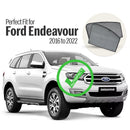 Autofact Vehicle specific Z Black Sunshades for Ford Endeavour (2016-2022) – UV Protection, Privacy & Heat Control (Set of 4)