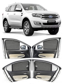 Autofact Vehicle specific Z Black Sunshades for Ford Endeavour (2016-2022) – UV Protection, Privacy & Heat Control (Set of 4)