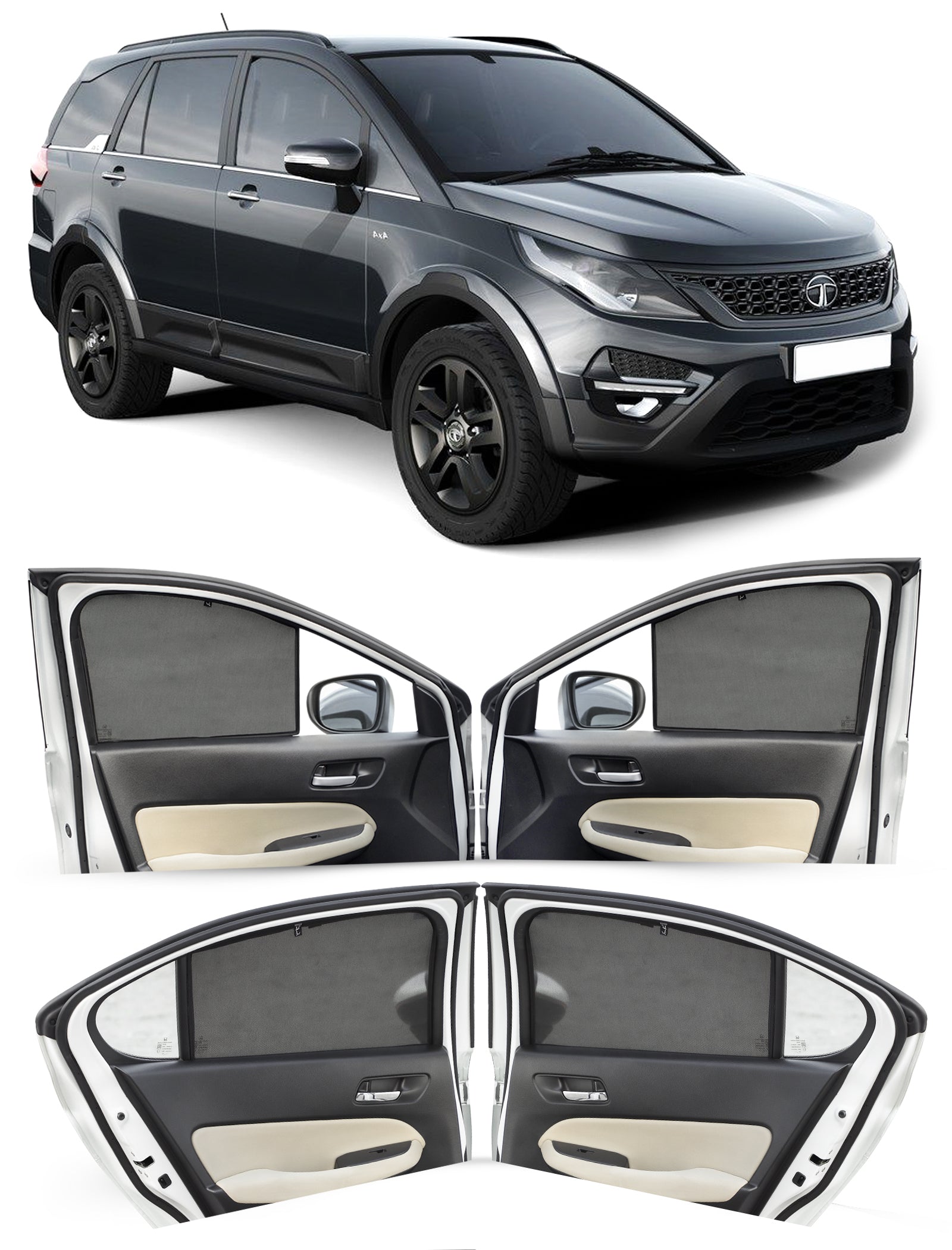 Tata Hexa Car Sunshades