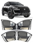 Autofact Vehicle specific Z Black Sunshades for Nissan Magnite – UV Protection, Privacy & Heat Control (Set of 4)
