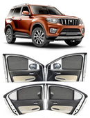 Autofact Vehicle specific Z Black Sunshades for Mahindra Scorpio (2022-2025) – UV Protection, Privacy & Heat Control (Set of 4)