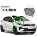 Autofact Vehicle specific Z Black Sunshades for Tata Altroz – UV Protection, Privacy & Heat Control (Set of 4)